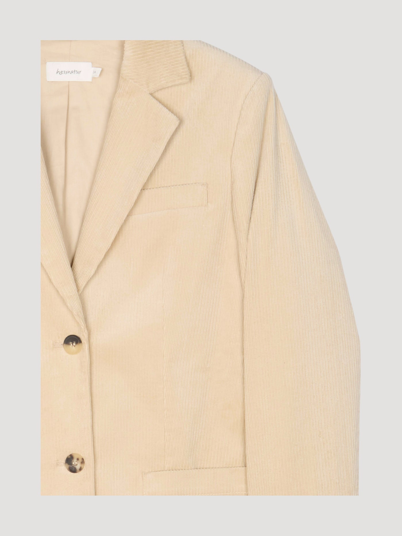 Secondhand Cord Blazer aus Bio-Baumwolle