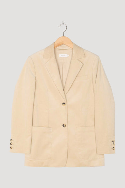 Secondhand Cord Blazer aus Bio-Baumwolle