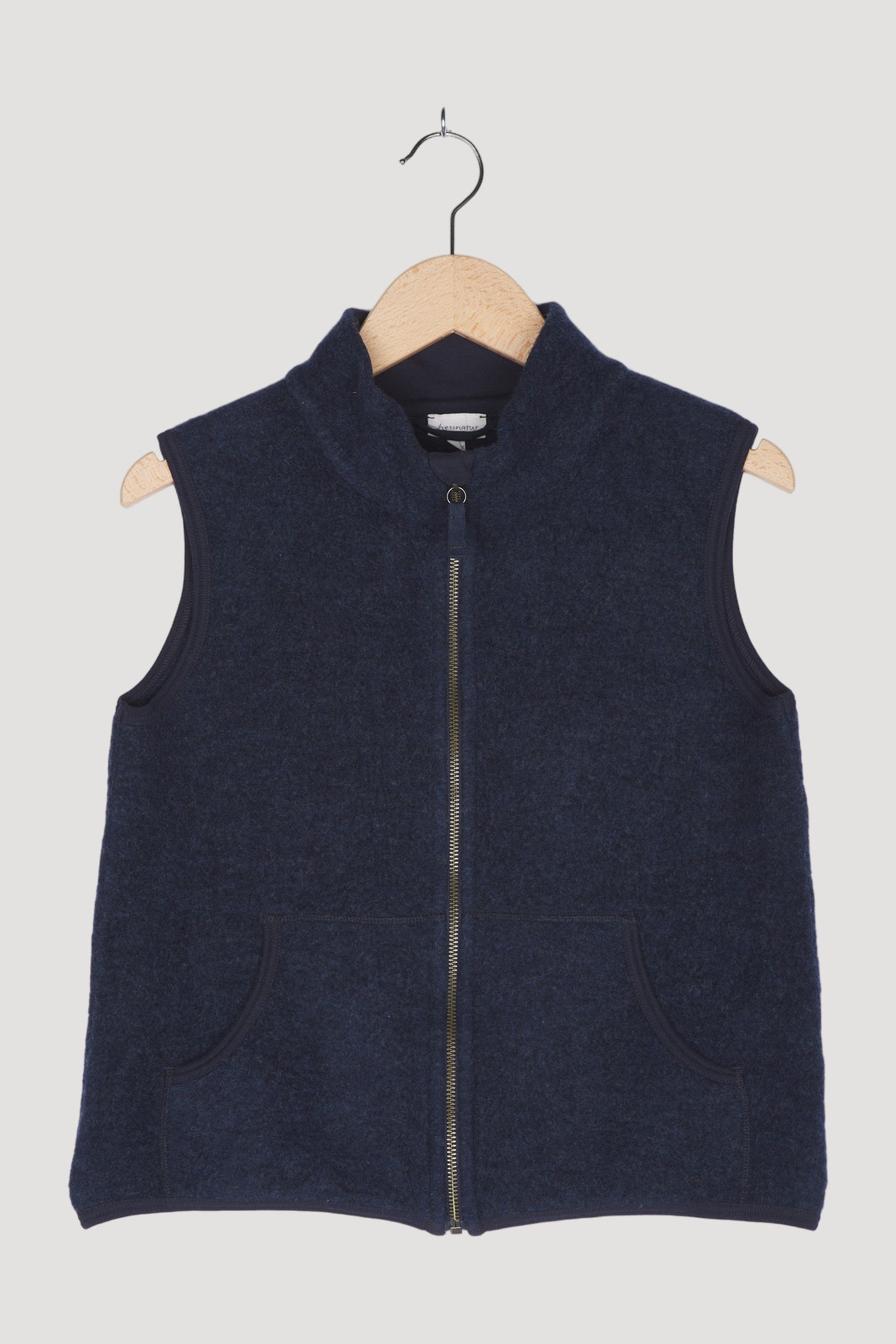 Secondhand Wollfleece-Weste aus reiner Bio-Merinowolle