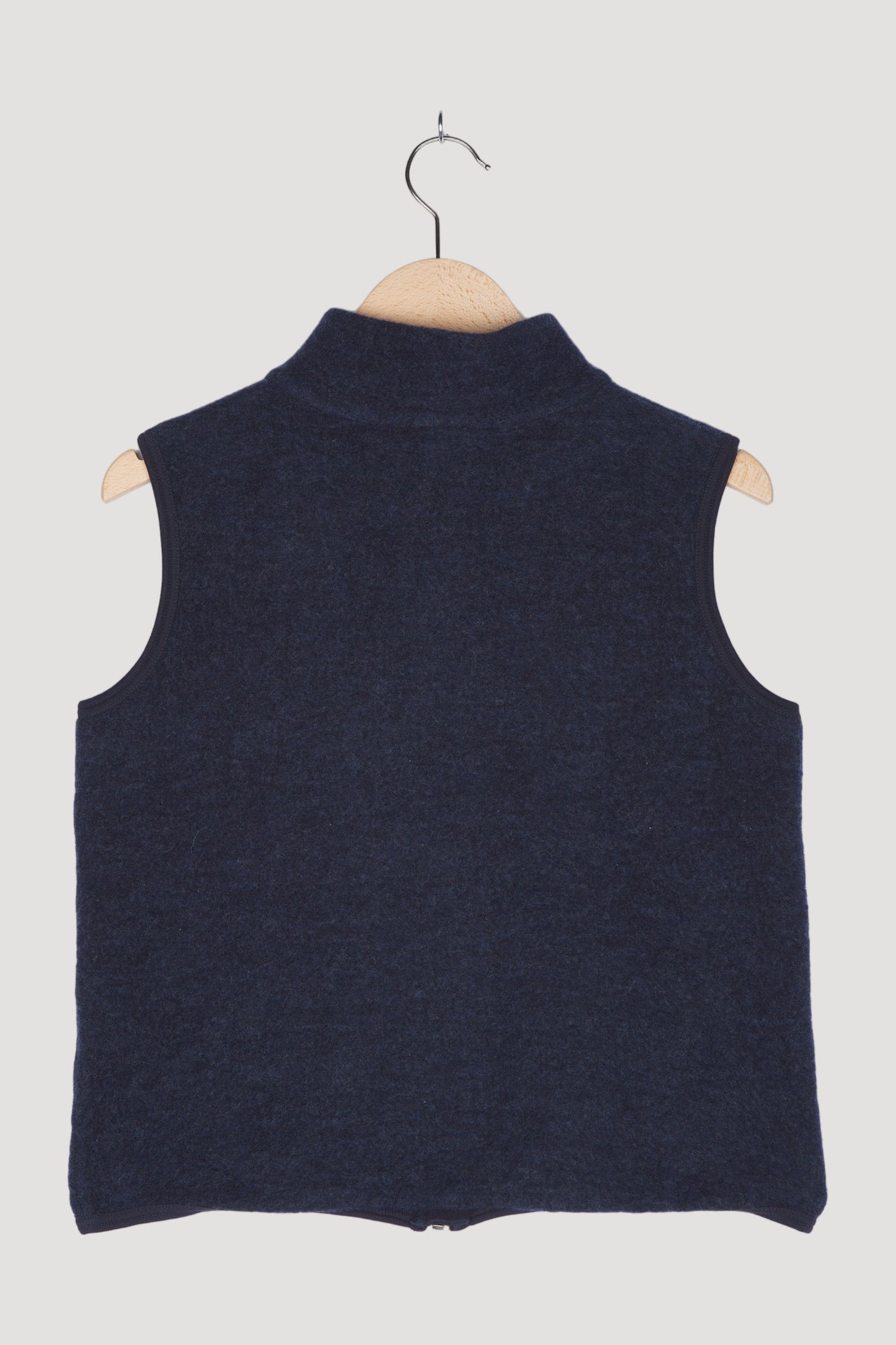 Secondhand Wollfleece-Weste aus reiner Bio-Merinowolle