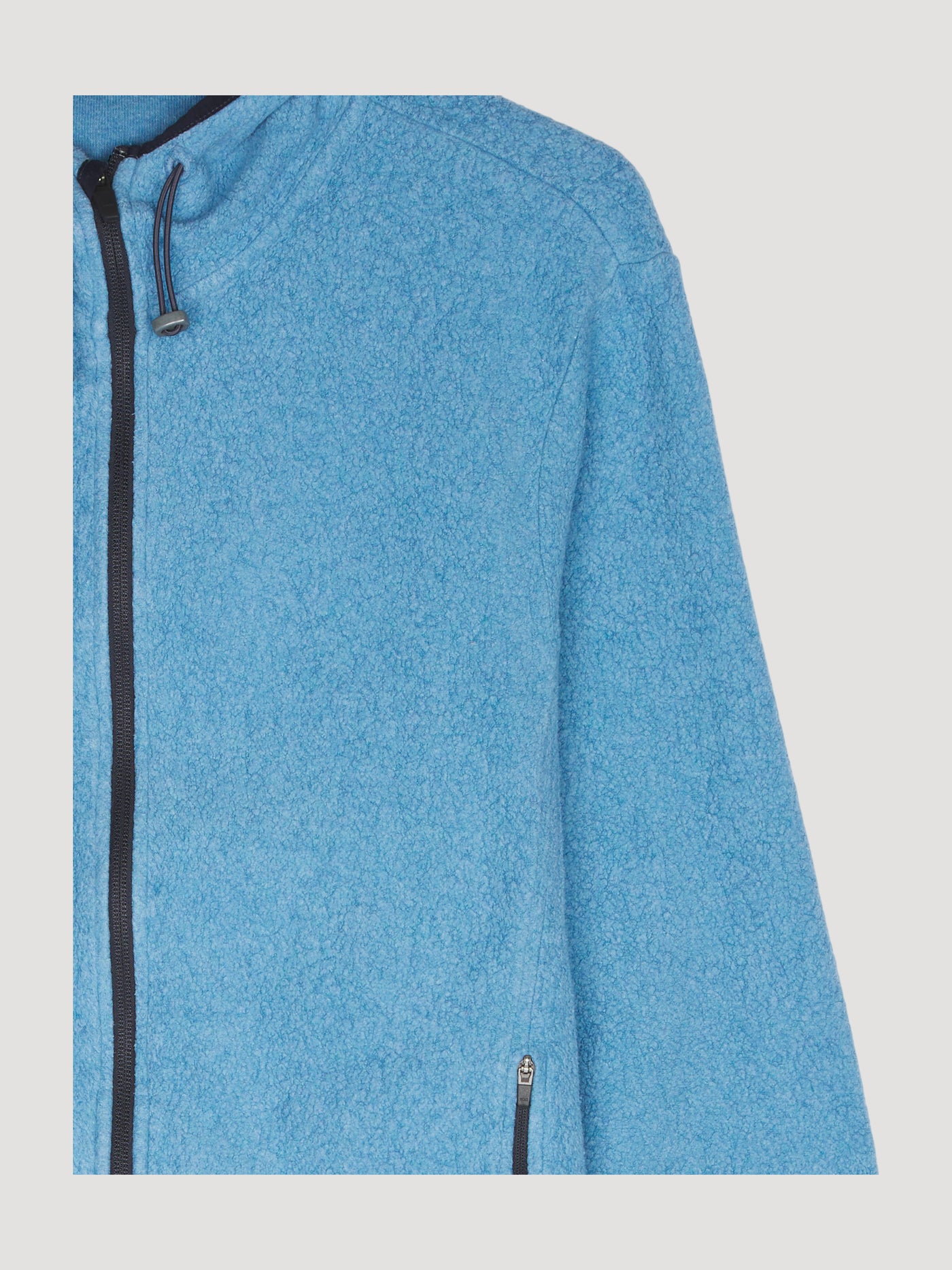 Secondhand Fleece-Kapuzenjacke aus reiner Bio-Baumwolle