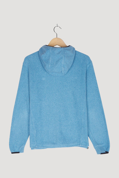 Secondhand Fleece-Kapuzenjacke aus reiner Bio-Baumwolle