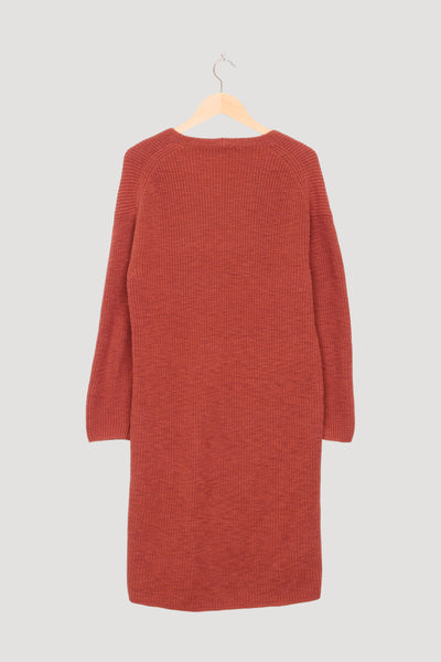 Secondhand Strickmantel aus Bio-Baumwolle mit Kapok