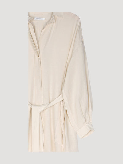 Secondhand Midi-Kleid aus Seide mit Hanf und Bio-Baumwolle