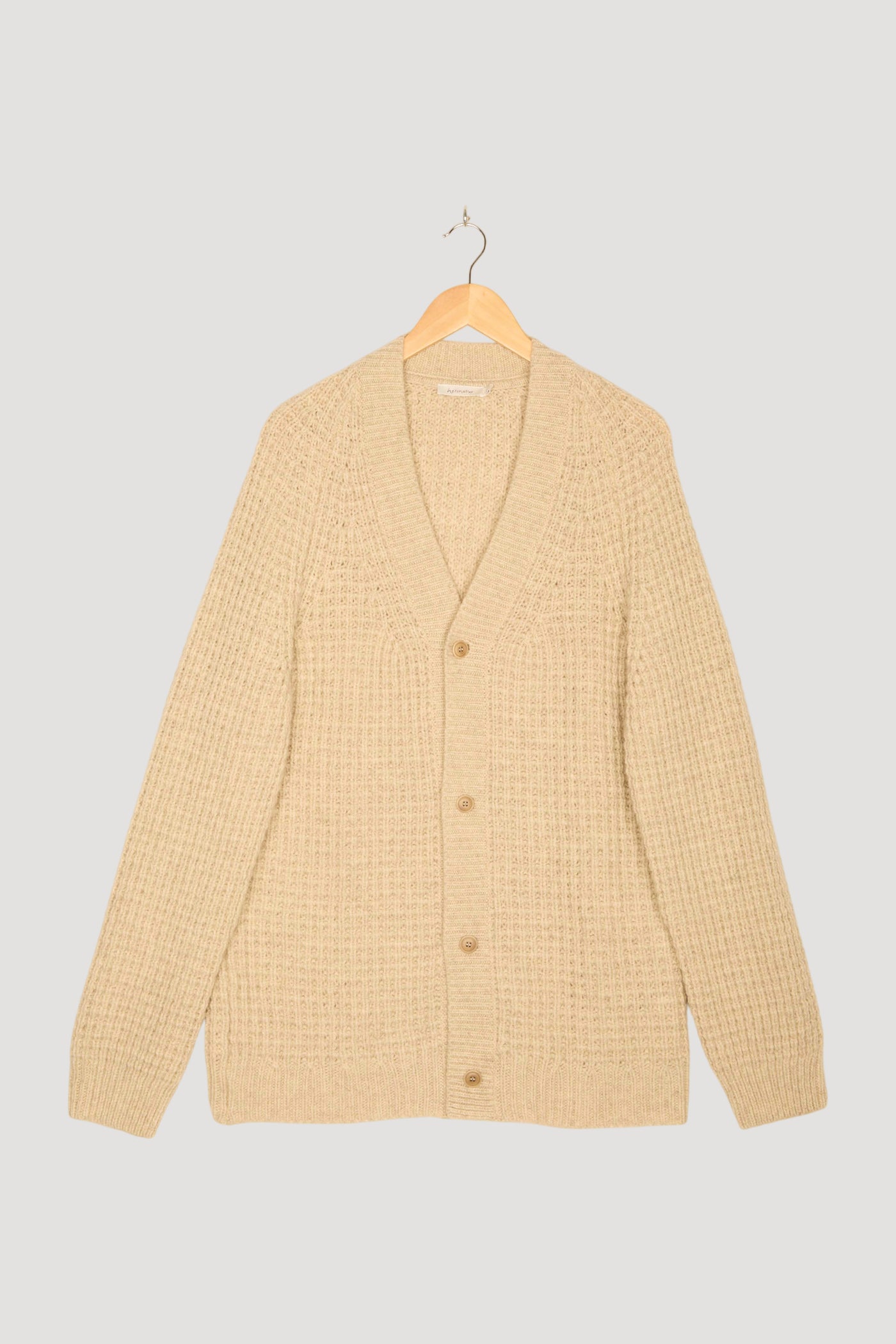 Secondhand Strickjacke Regular aus reiner Merinowolle