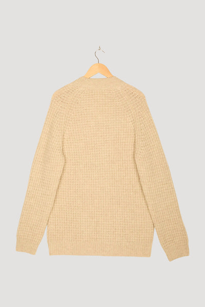 Secondhand Strickjacke Regular aus reiner Merinowolle