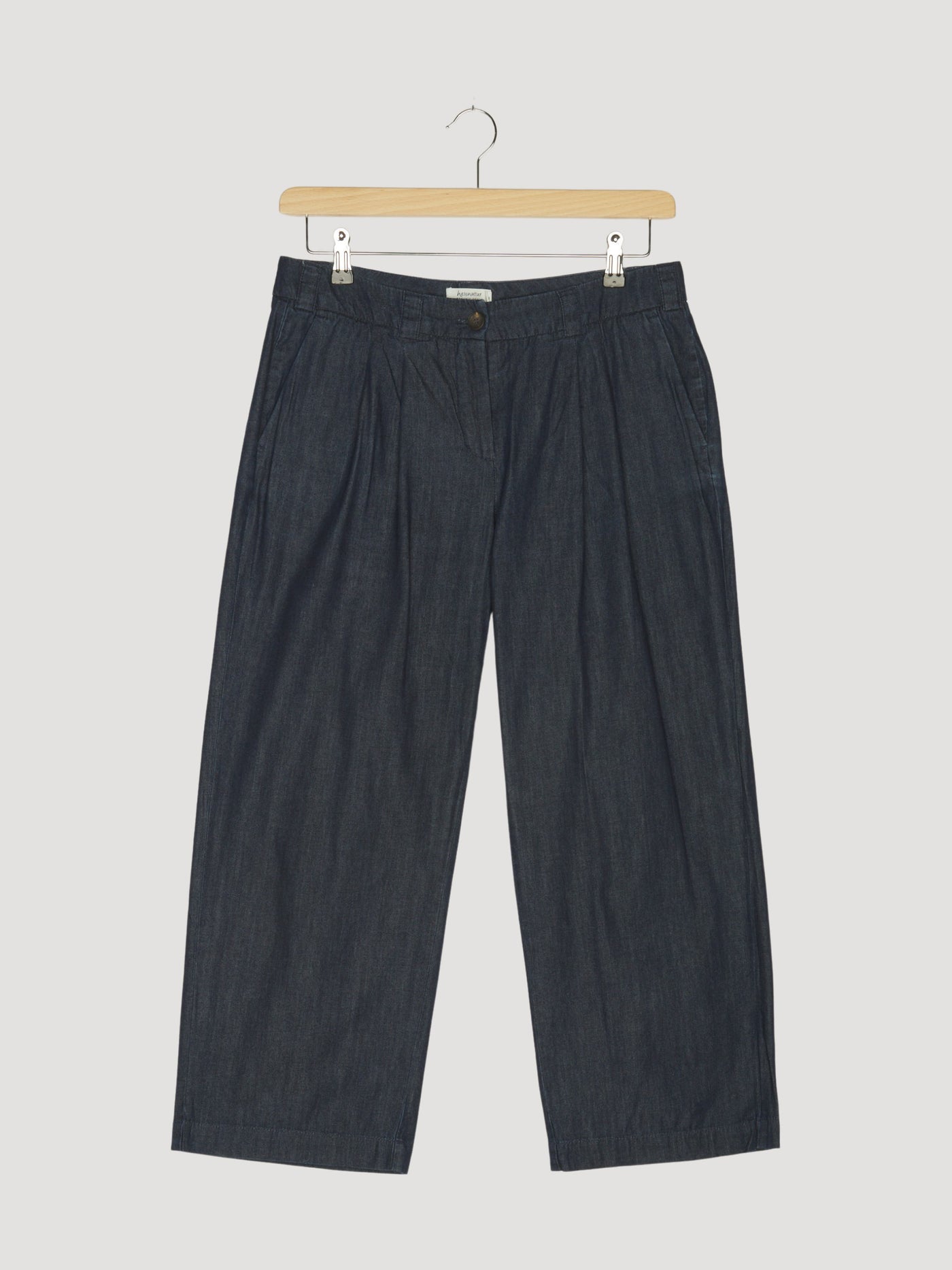 Secondhand Jeans Culotte aus reiner Bio-Baumwolle