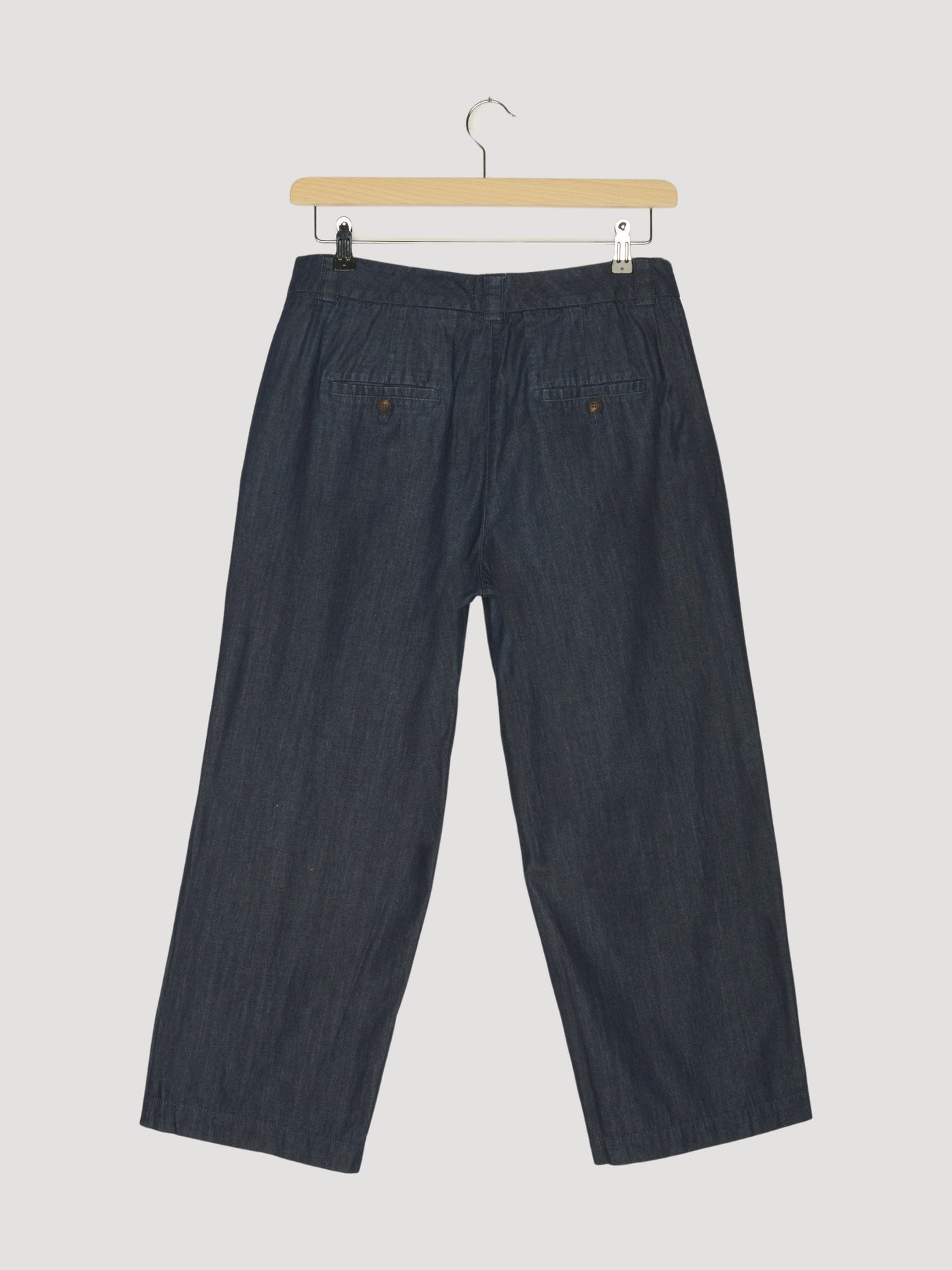 Secondhand Jeans Culotte aus reiner Bio-Baumwolle