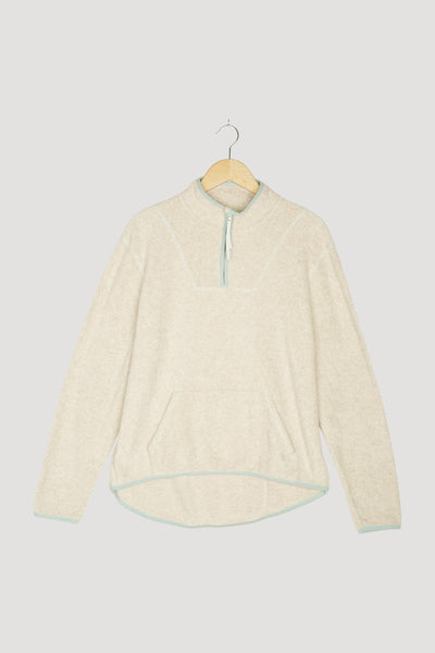 Secondhand Damen Fleece-Sweatshirt aus reiner Bio-Baumwolle