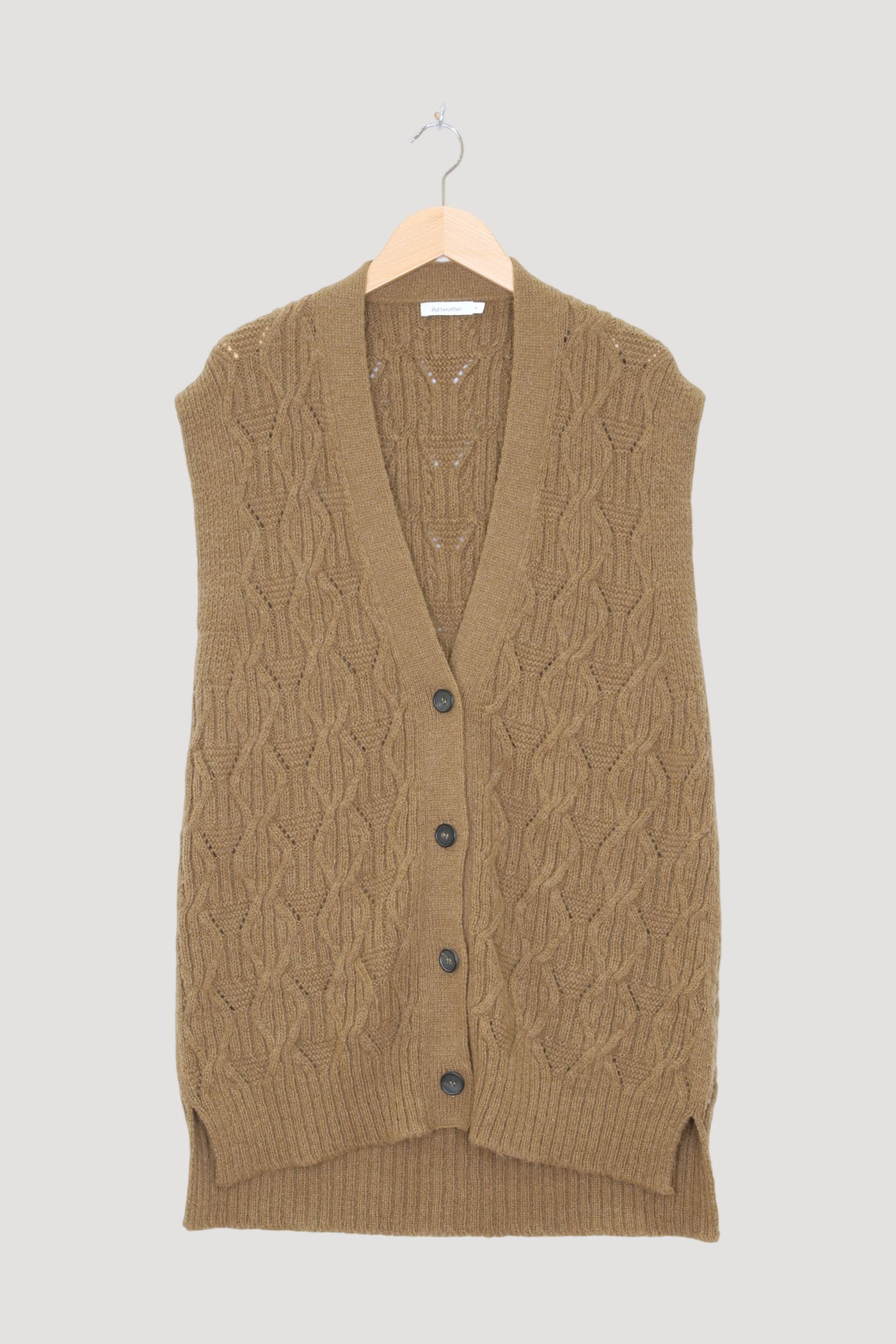 Secondhand Strickjacke aus reinem Baby-Alpaka