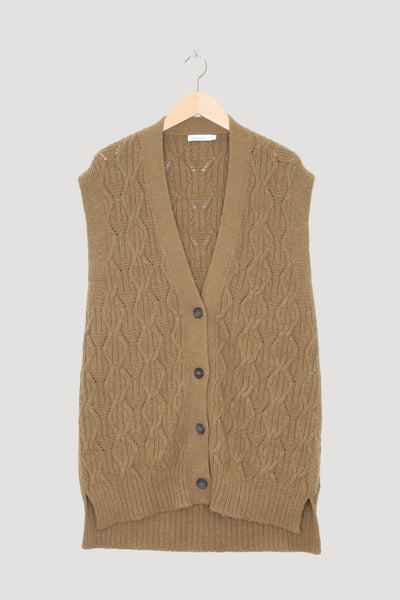 Secondhand Strickjacke aus reinem Baby-Alpaka