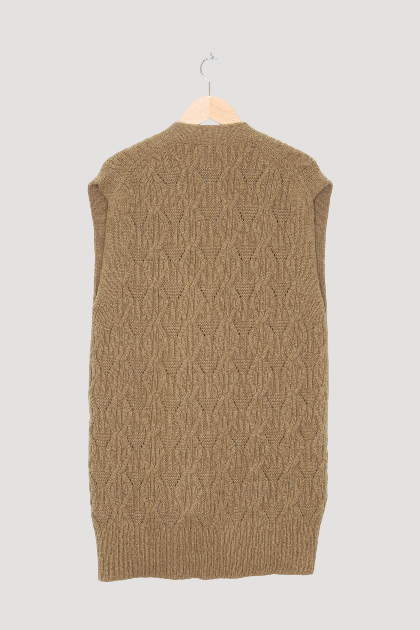 Secondhand Strickjacke aus reinem Baby-Alpaka