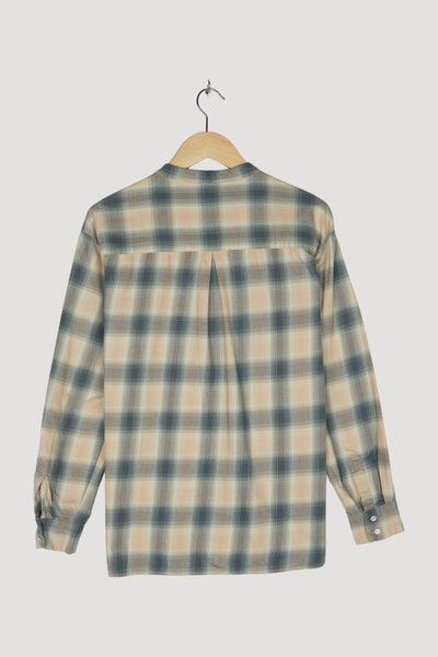 Secondhand Flanell-Bluse aus reiner Bio-Baumwolle