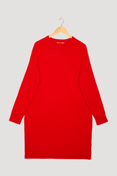 Secondhand Strickkleid Mini Regular aus weicher Schurwolle mit Kaschmir