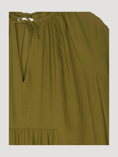 Secondhand Crêpe-Kleid aus reiner Bio-Baumwolle
