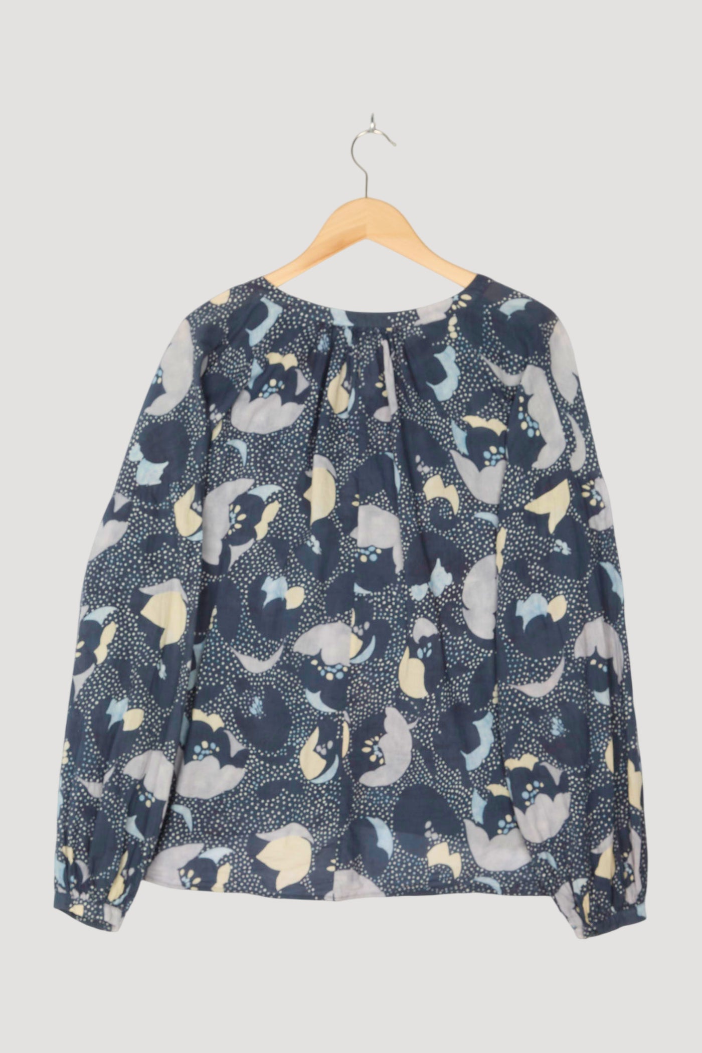 Secondhand Tunika-Bluse aus reiner Bio-Baumwolle