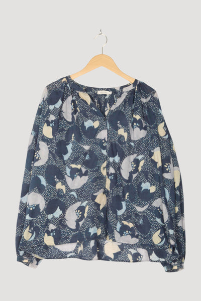 Secondhand Tunika-Bluse aus reiner Bio-Baumwolle
