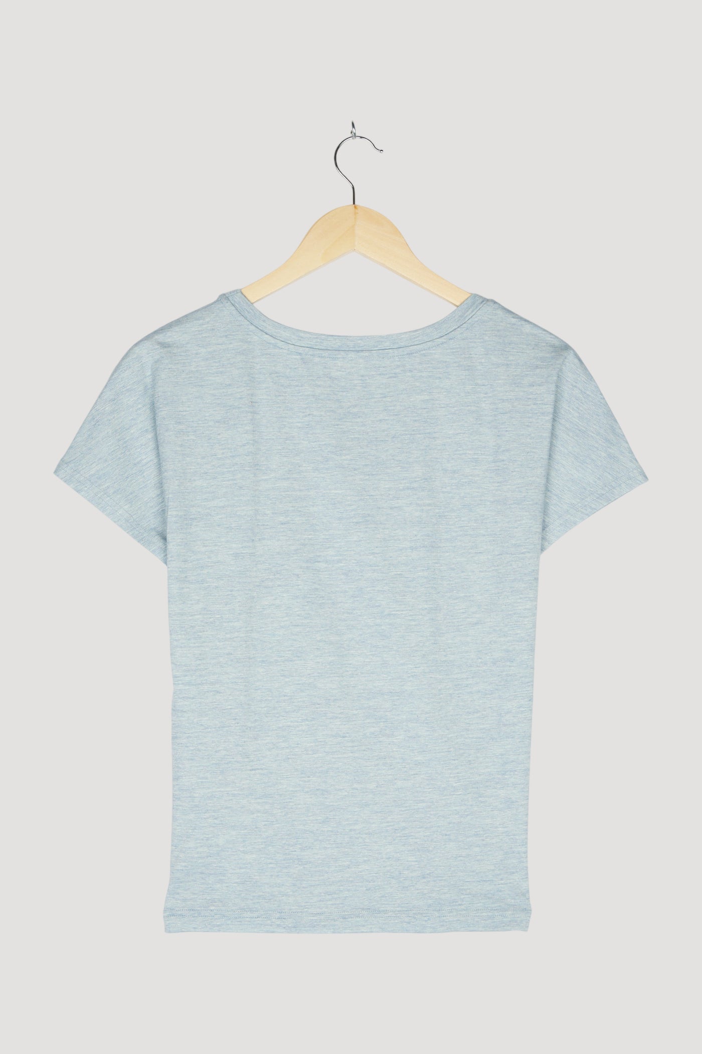 Secondhand Kurzarmshirt aus Bio-Merinowolle mit Hanf und Bio-Baumwolle