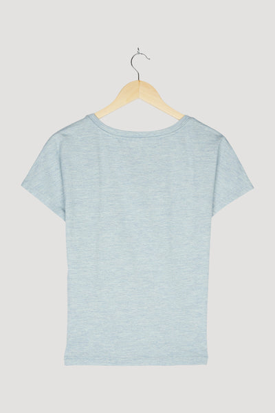 Secondhand Kurzarmshirt aus Bio-Merinowolle mit Hanf und Bio-Baumwolle