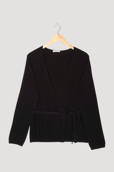 Secondhand Strickjacke Regular aus weicher Schurwolle mit Kaschmir