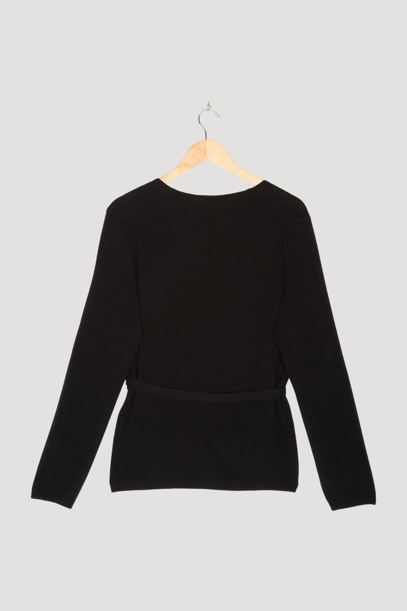 Secondhand Strickjacke Regular aus weicher Schurwolle mit Kaschmir