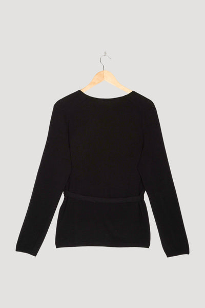 Secondhand Strickjacke Regular aus weicher Schurwolle mit Kaschmir