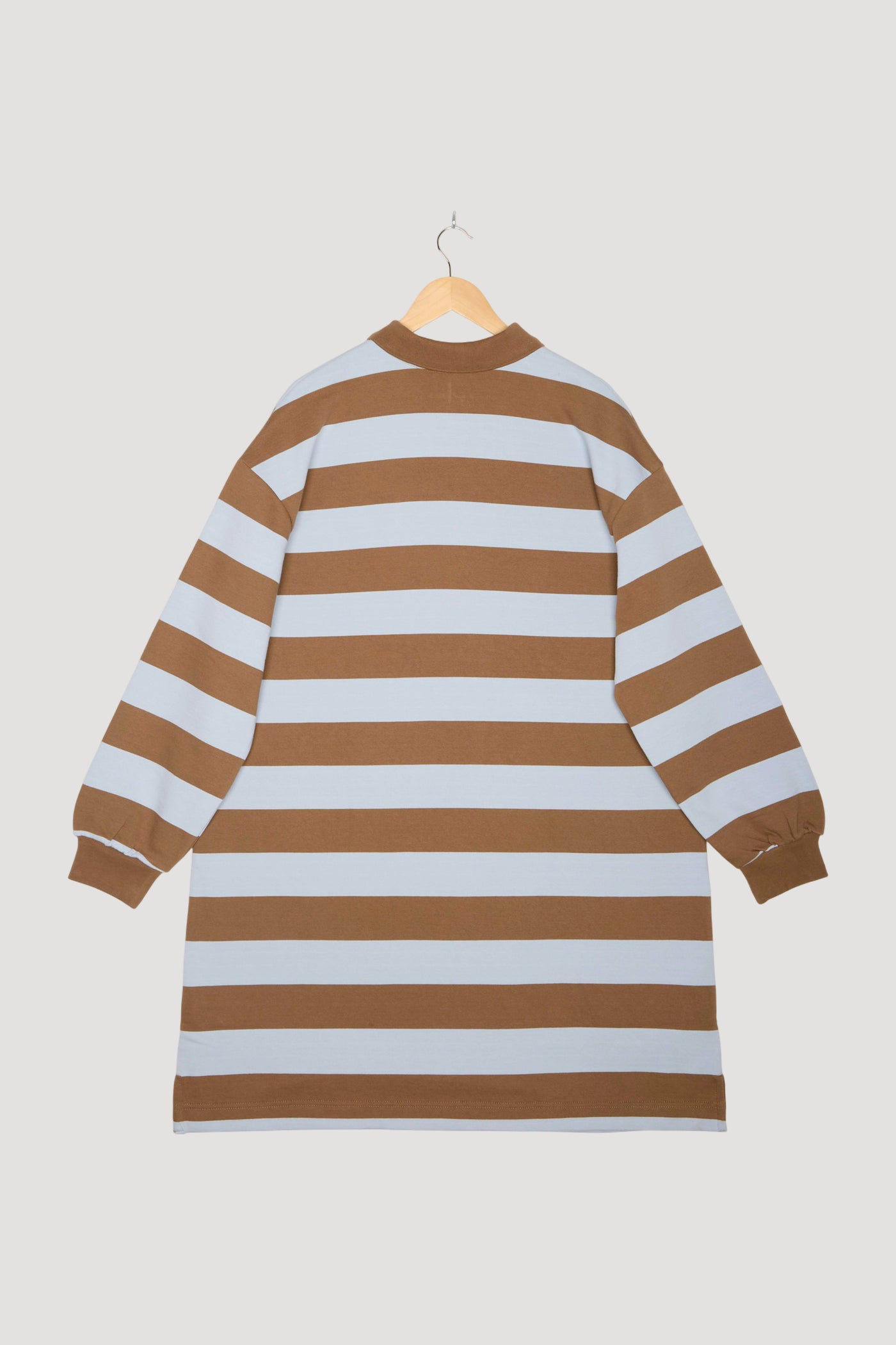 Secondhand Sweat Kleid Streifen Relaxed aus reiner Bio-Baumwolle
