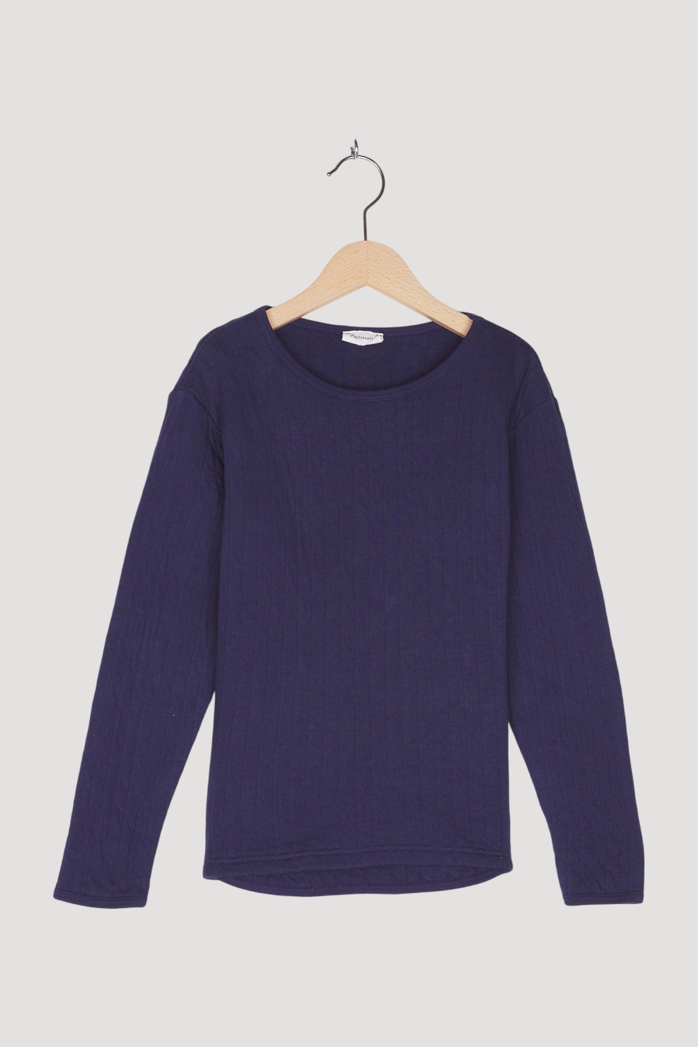 Secondhand Sweatshirt mit Stepp-Optik aus reiner Bio-Baumwolle