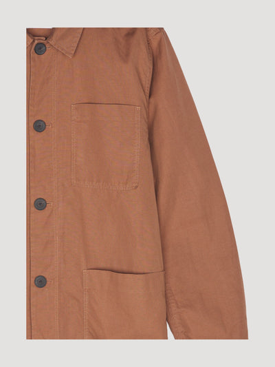 Secondhand Workwear-Jacke aus Bio-Baumwolle mit Leinen