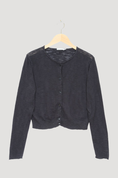 Secondhand Strickjacke aus reiner Bio-Baumwolle