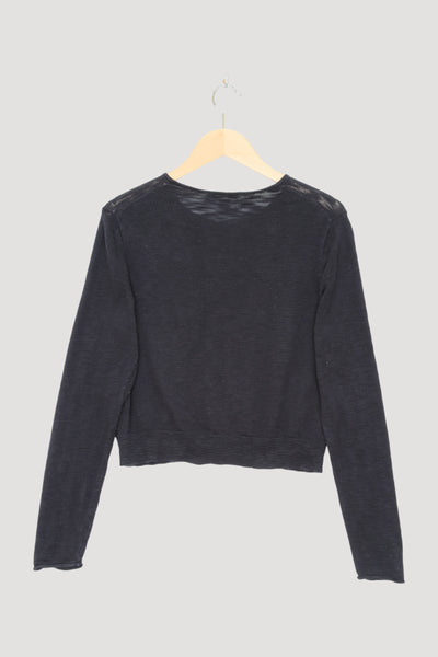 Secondhand Strickjacke aus reiner Bio-Baumwolle
