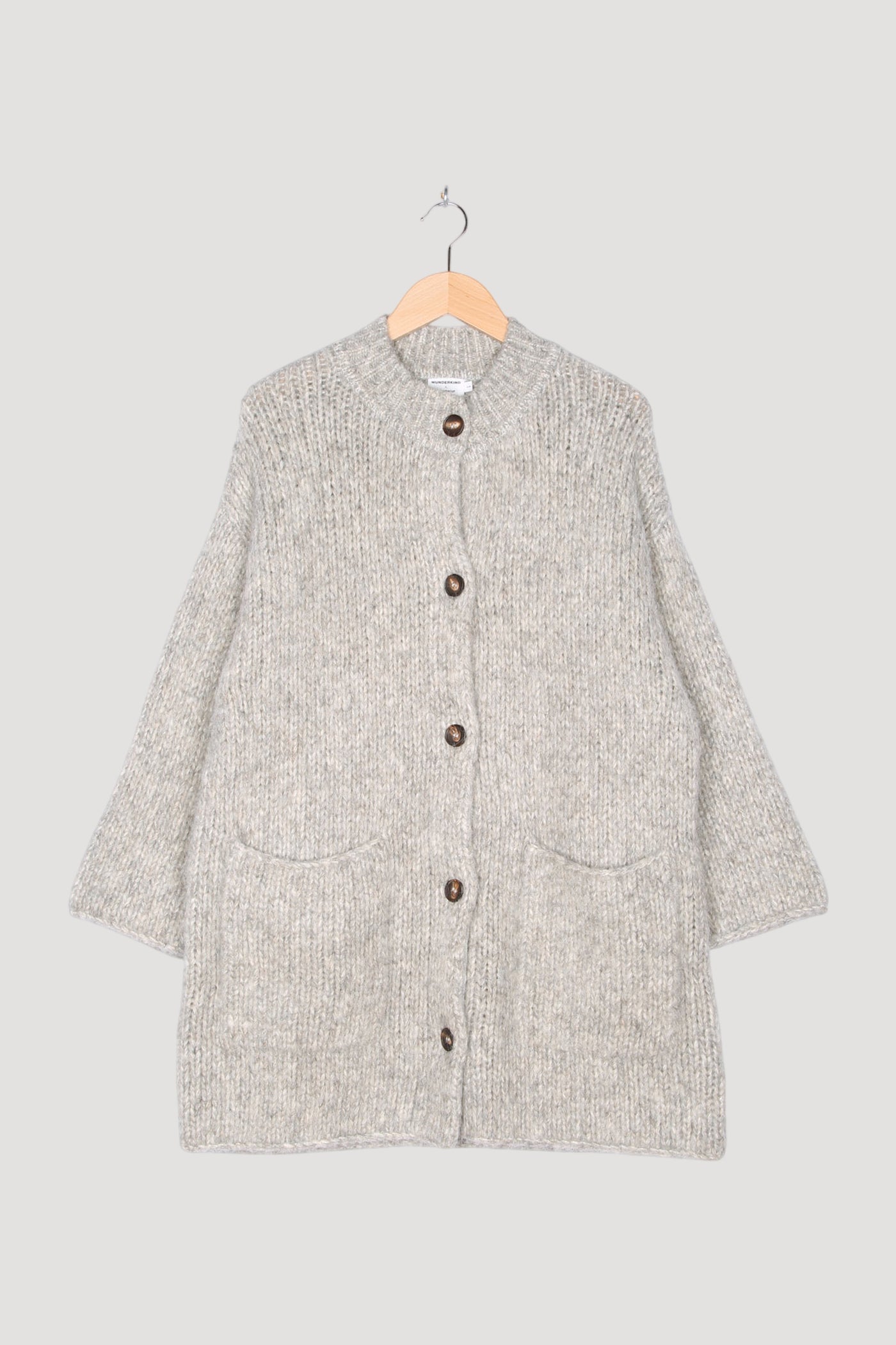Secondhand WUNDERKIND x HESSNATUR Strickjacke aus Alpaka mit Bio-Baumwolle