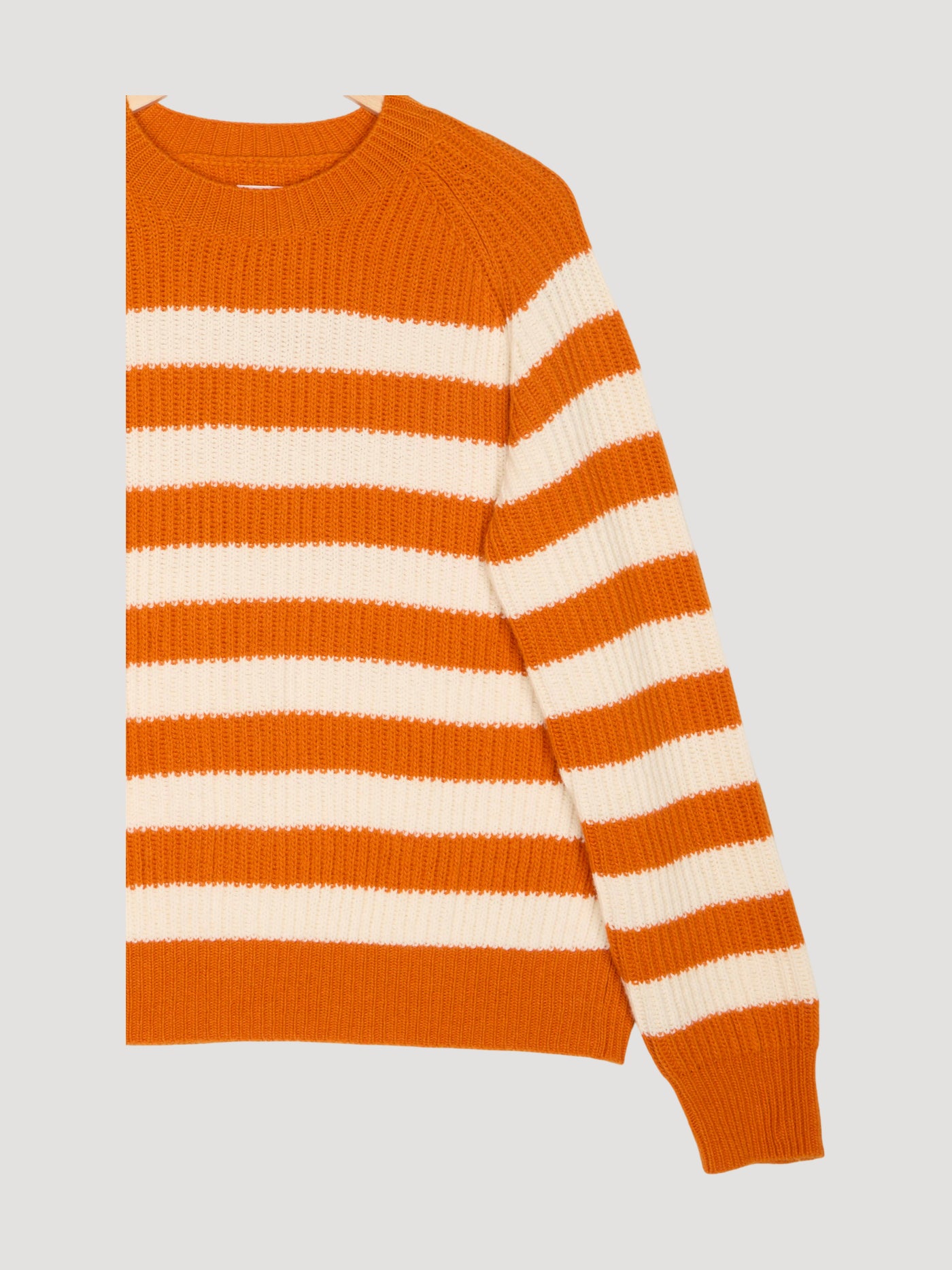 Secondhand Pullover Streifen Relaxed mit Bio-Merinowolle