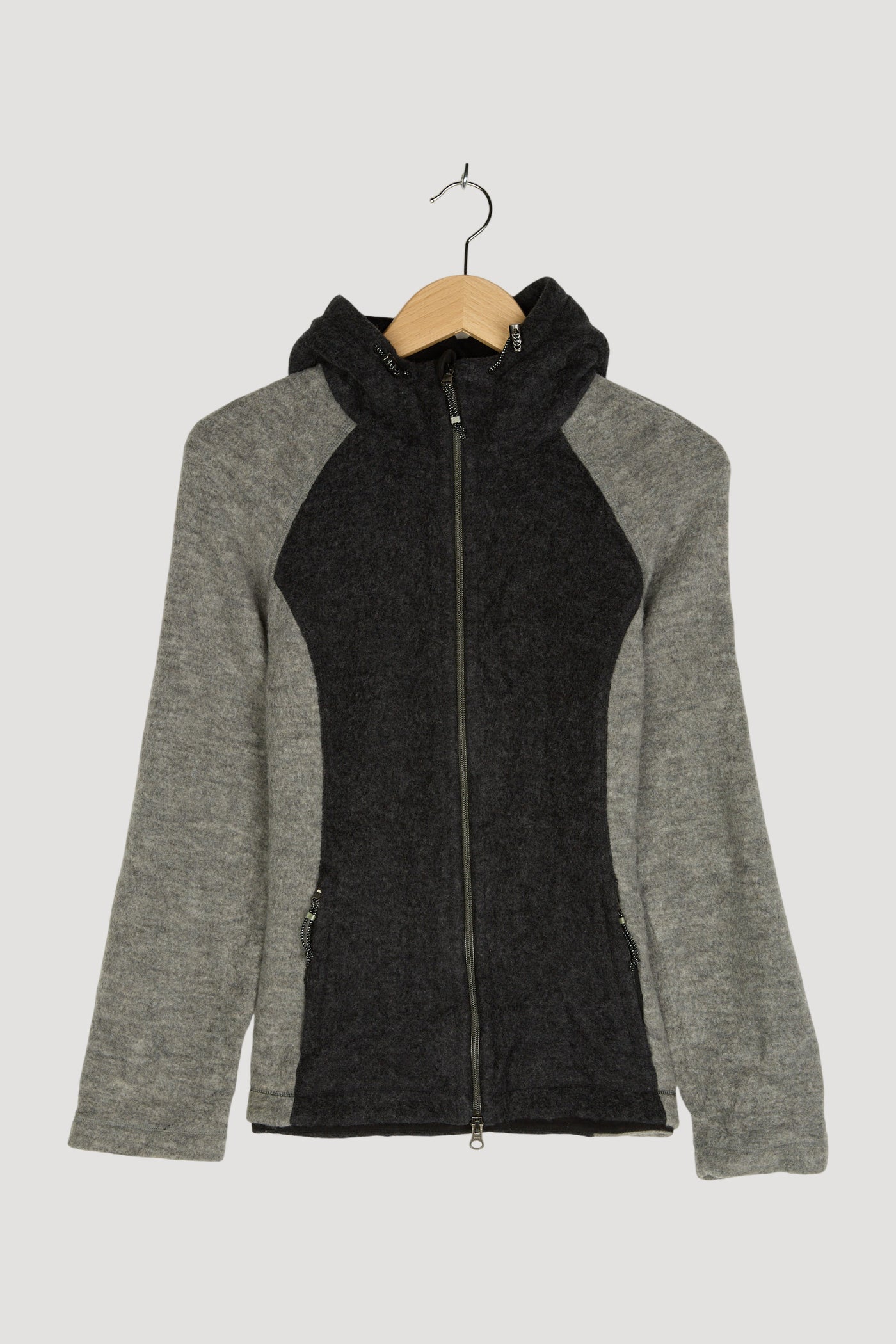 Secondhand Wollfleece Jacke aus reiner Bio-Merinowolle