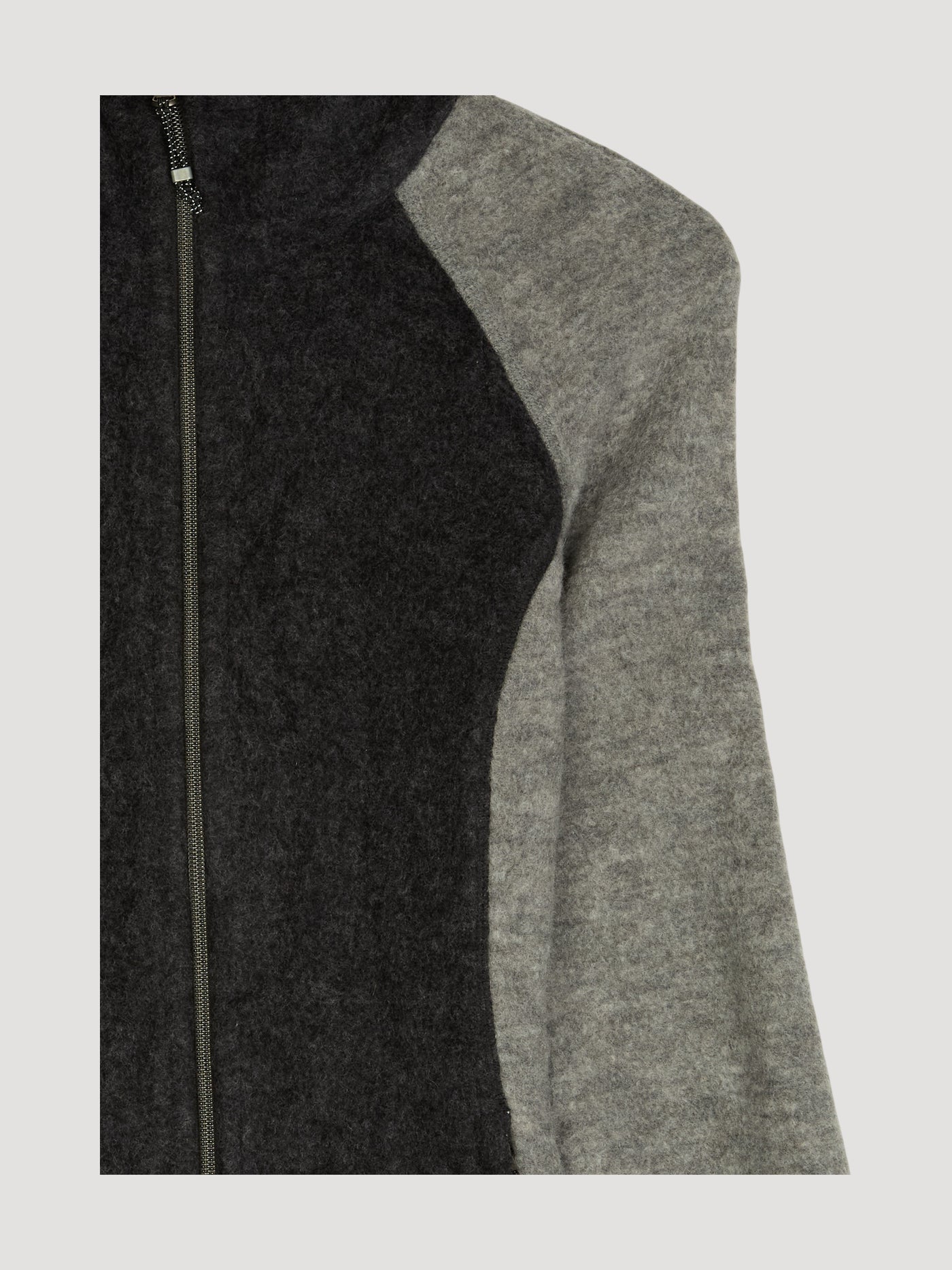 Secondhand Wollfleece Jacke aus reiner Bio-Merinowolle