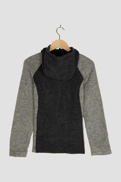 Secondhand Wollfleece Jacke aus reiner Bio-Merinowolle