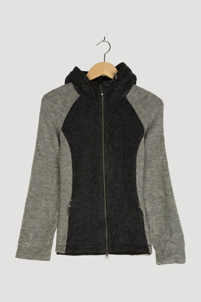 Secondhand Wollfleece Jacke aus reiner Bio-Merinowolle