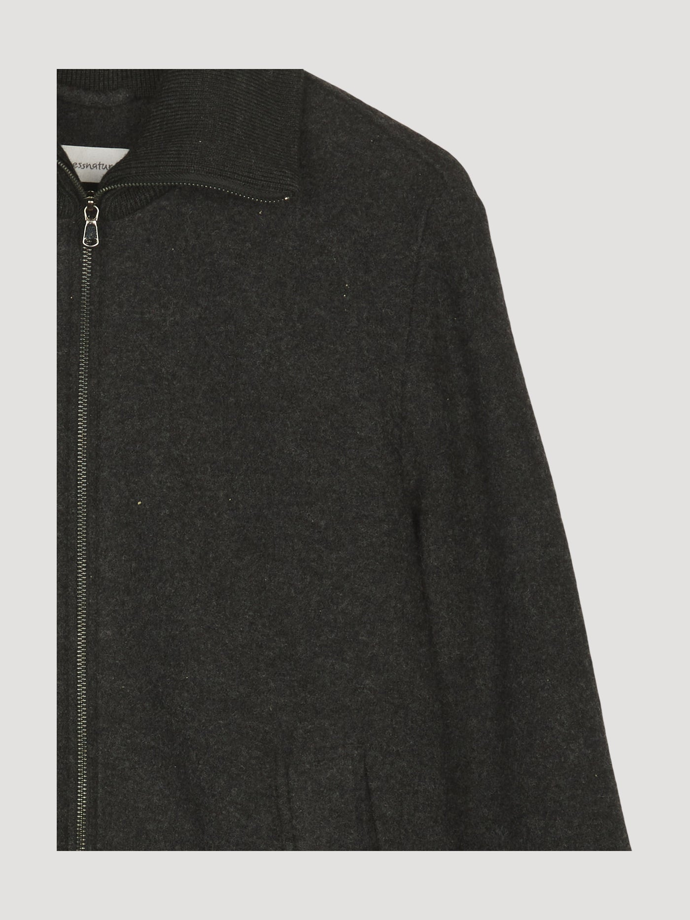 Secondhand Walkjacke aus reiner Schurwolle