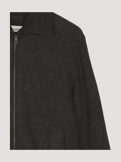 Secondhand Walkjacke aus reiner Schurwolle