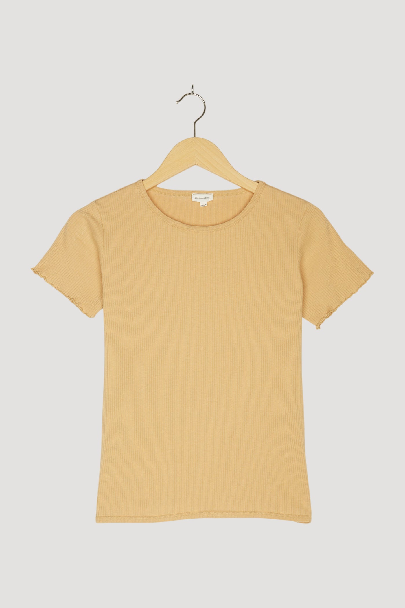 Secondhand Ripp-Shirt aus Bio-Baumwolle mit Bio-Merinowolle