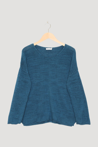 Secondhand Pullover aus Leinen mit Bio-Baumwolle