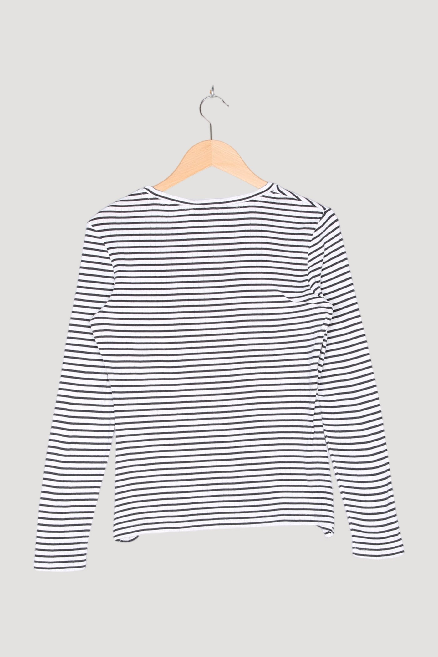 Secondhand Damen Langarm-Ringelshirt aus reiner Bio-Baumwolle