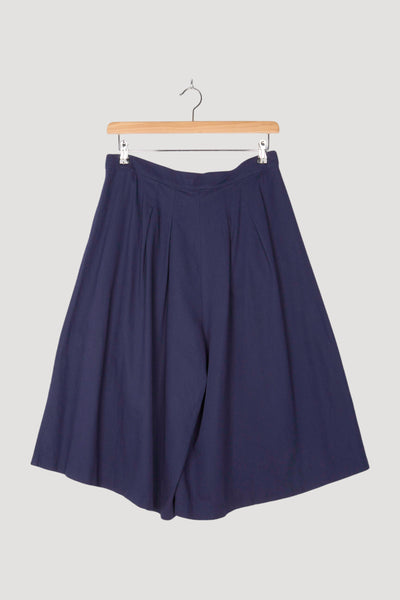 Secondhand Midi-Hosenrock aus reiner Bio-Baumwolle