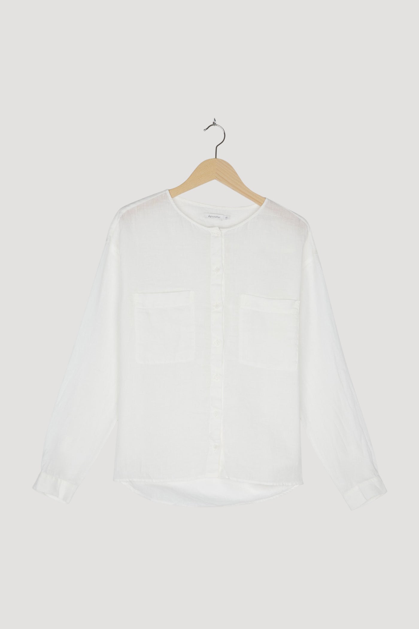 Secondhand Leinenbluse aus reinem Leinen