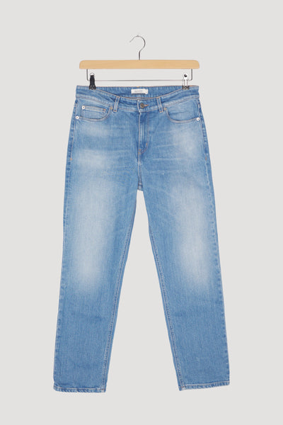 Secondhand Jeans Bea High Rise Straight Cropped aus reinem Bio-Denim