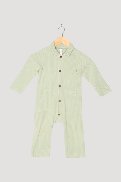 Secondhand Jerseycord-Overall aus reiner Bio-Baumwolle