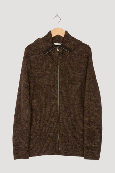 Secondhand Cardigan aus Mongolen-Merino mit Alpaka