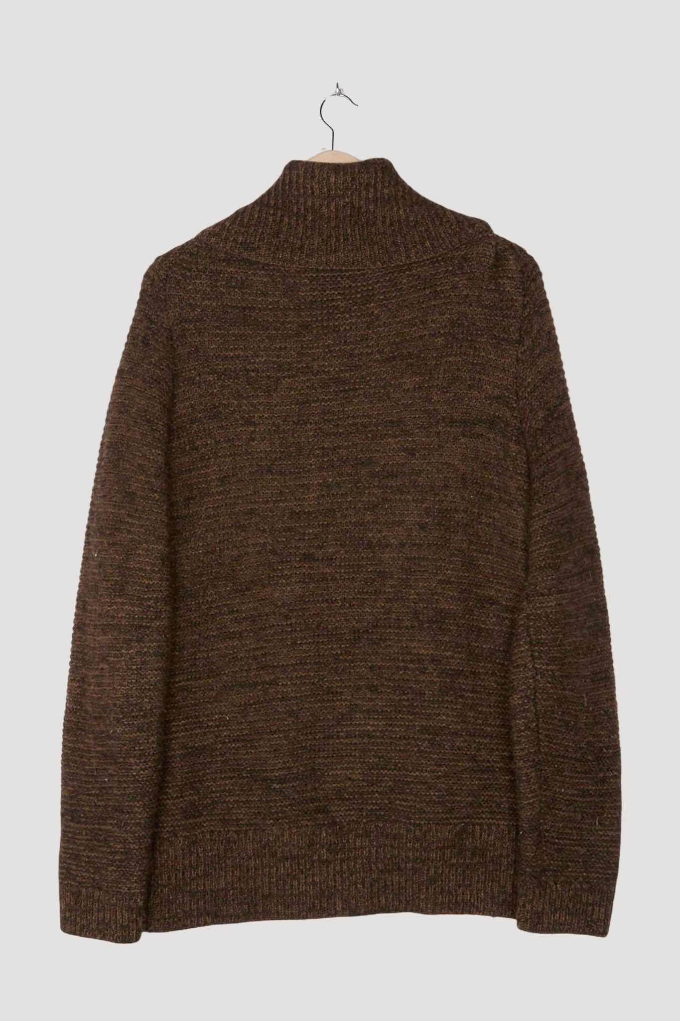 Secondhand Cardigan aus Mongolen-Merino mit Alpaka