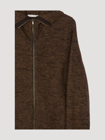Secondhand Cardigan aus Mongolen-Merino mit Alpaka