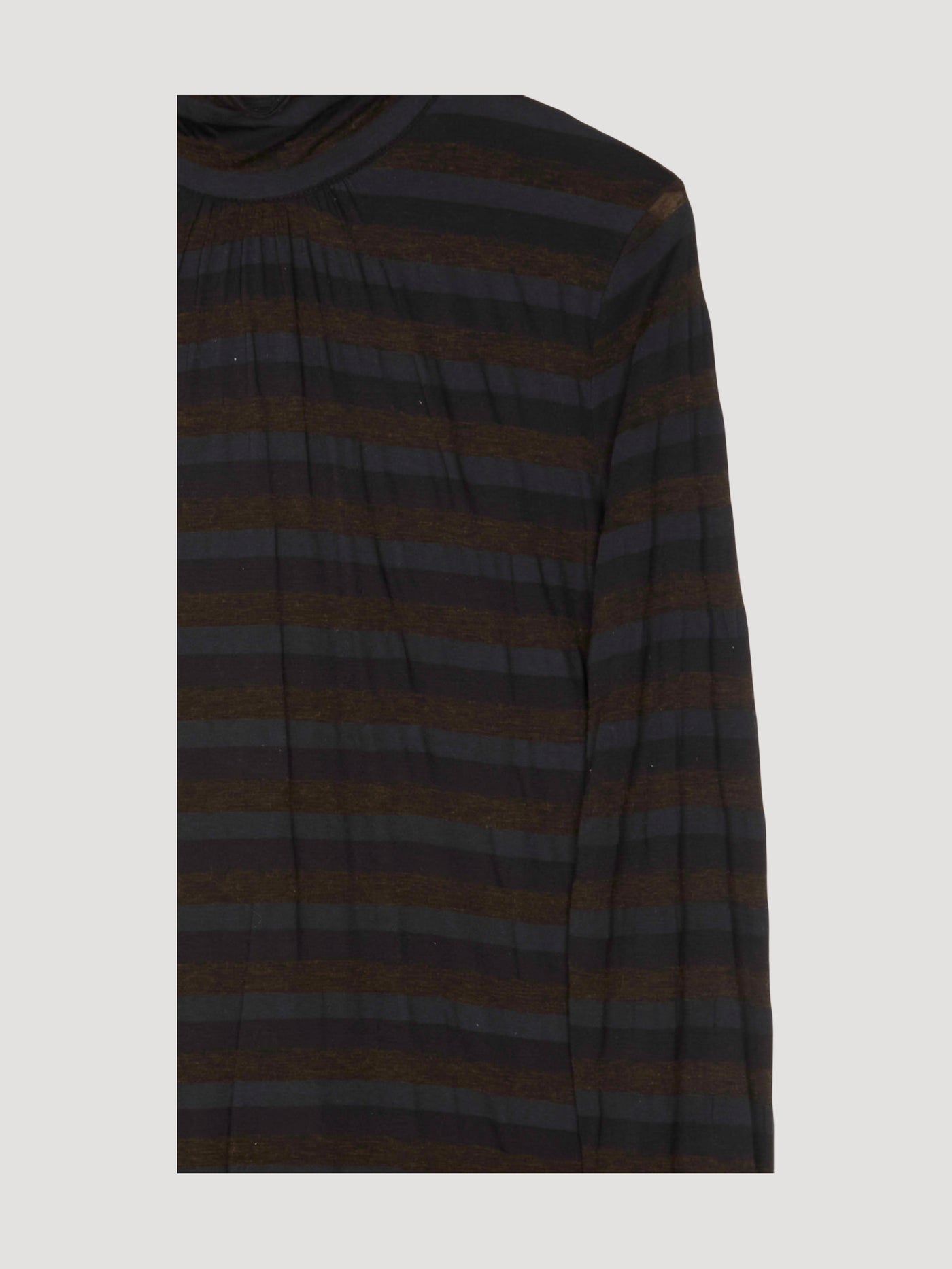 Secondhand Shirt-Bluse aus Modal mit Bio-Baumwolle und Schurwolle mit Modal